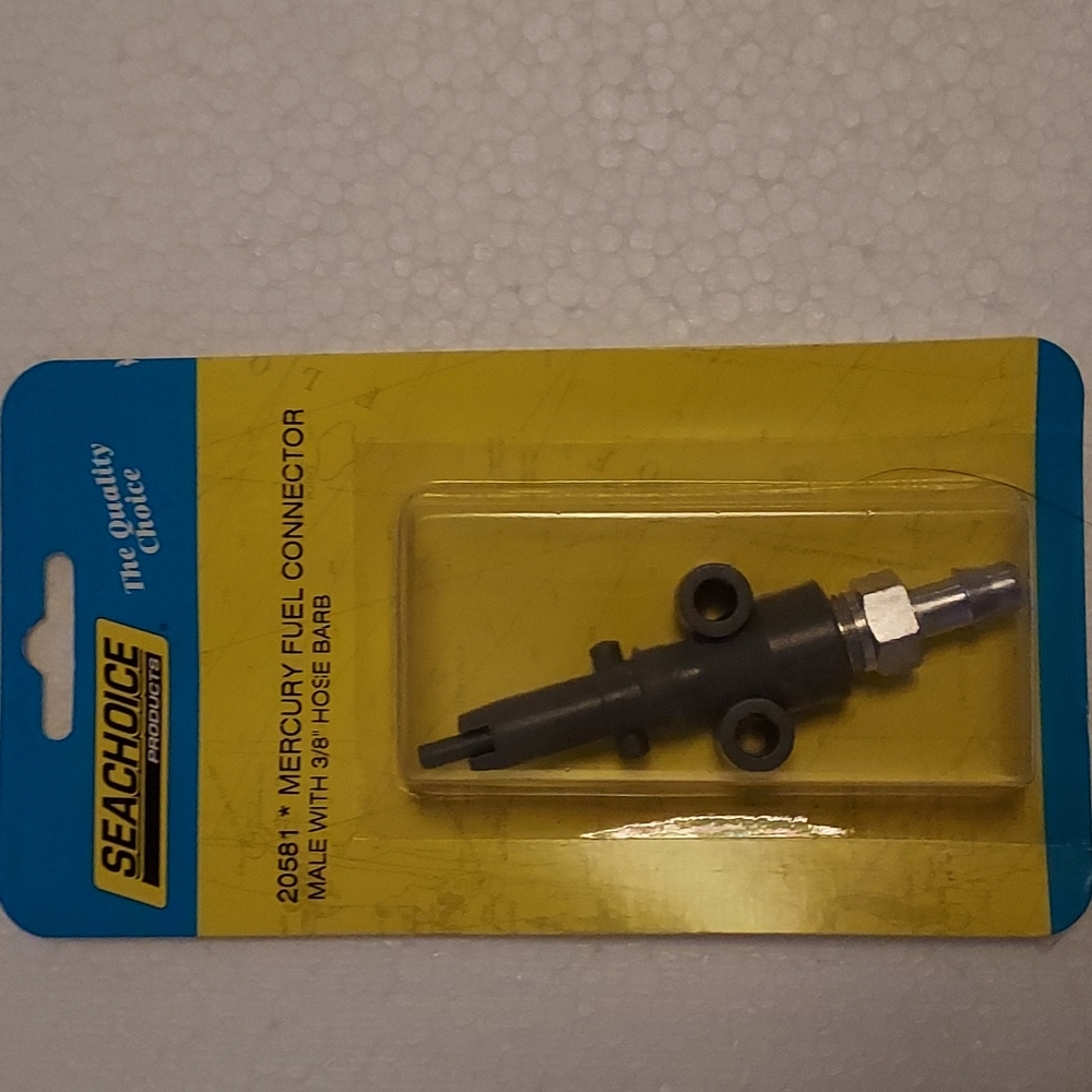 SEACHOICE products 20581*MERCURY FUEL CONNECTOR-MALE W/4/8 Hose Barb